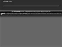 Tablet Screenshot of ilovex.com